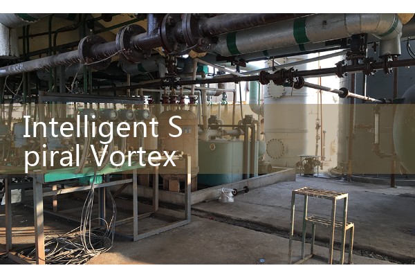 Intelligent spiral vortex flowmeter